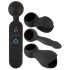 Couples Choice - Akku-Massagesextoy mit Wärmfunktion (Schwarz)