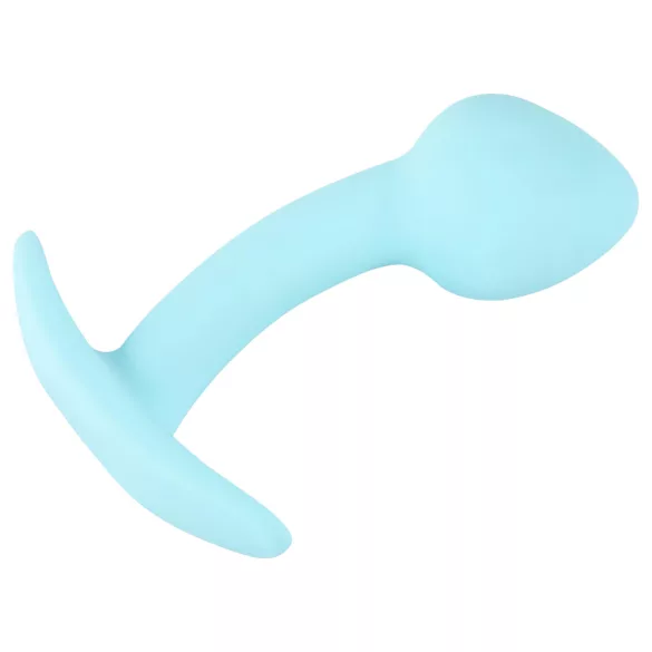 Cuties Mini Butt Plug - Silikon Analplug (blau, 2,6 cm)