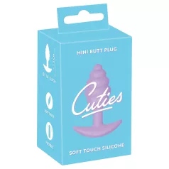 Cuties Mini Butt Plug - Silikon Analplug (lila, 2,8 cm)