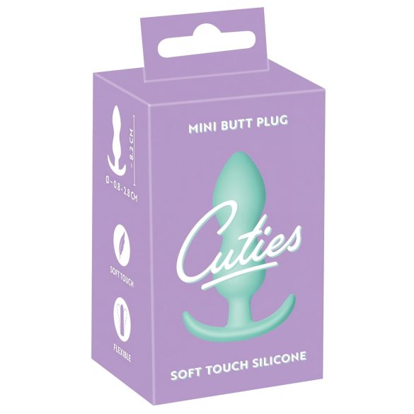 Cuties Mini Butt Plug - Silikon Analplug - Minze (2,3cm)