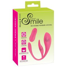 SMILE - Akku-Vibrations-Ei mit Fernbedienung (Pink)