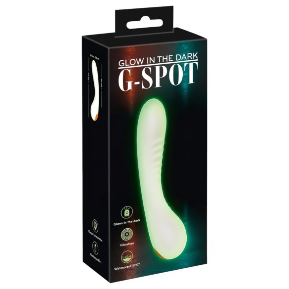 You2Toys Glow in the dark - Leuchtender G-Punkt Vibrator (weiß)