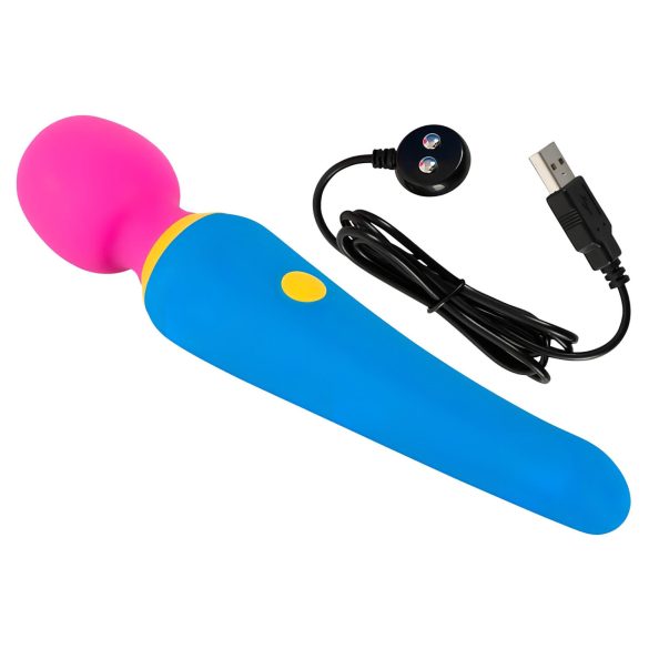 You2Toys bunt. - Akku, wasserdichter Massagevibrator (bunt)