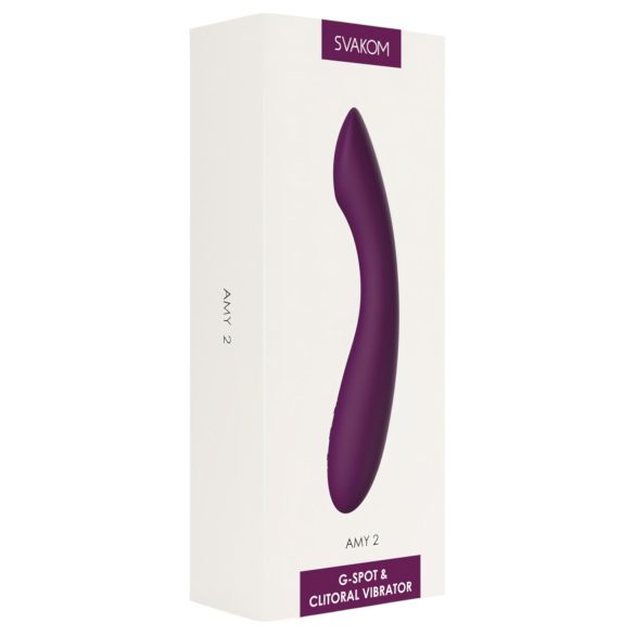 Svakom Amy 2 - wiederaufladbarer, wasserdichter G-Punkt Vibrator (violett)