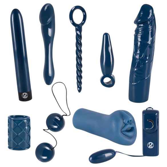 You2Toys - Midnight Blue - Vibrator-Set (9-teilig)