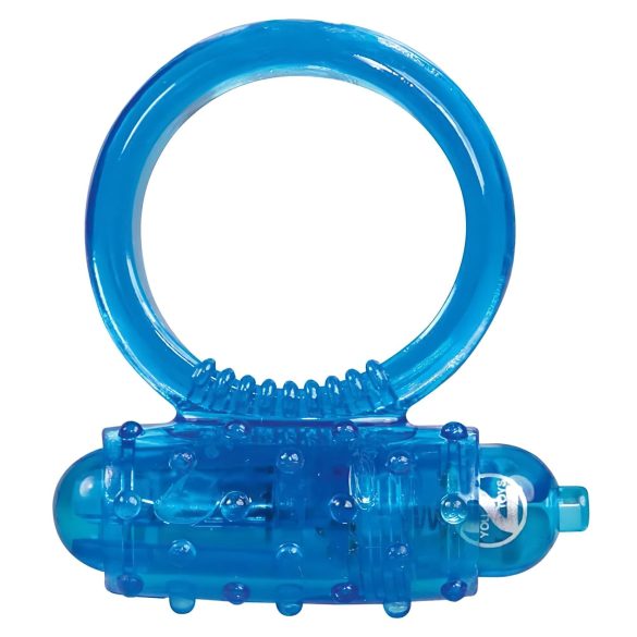 You2Toys - Silikon-Vibrationspenisring (Blau)