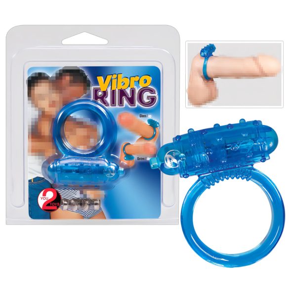 You2Toys - Silikon-Vibrationsring (blau)
