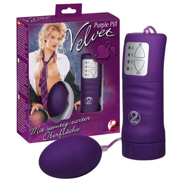 You2Toys - Samtiges vibro-Ei (lila)
