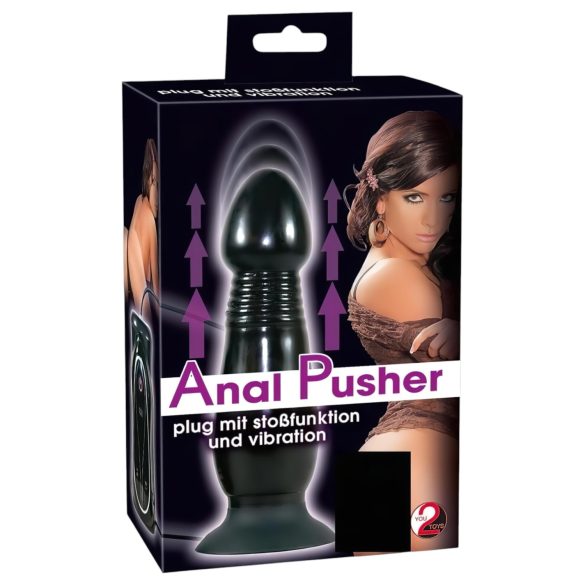 You2Toys - Stoßende Analvibrator (schwarz)