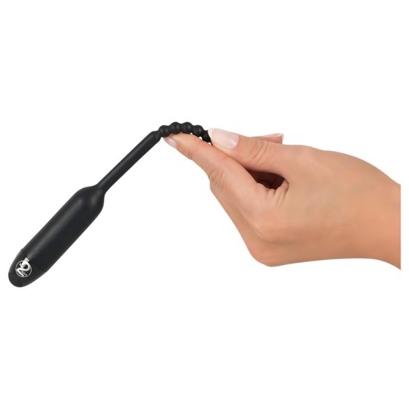 You2Toys Pearl Dilator - Perlenharnröhrenvibrator - 0,8cm (schwarz)