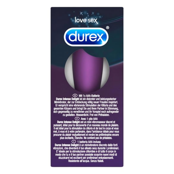 Durex Intense Delight Bullet - Mini Vibrator (Lila)