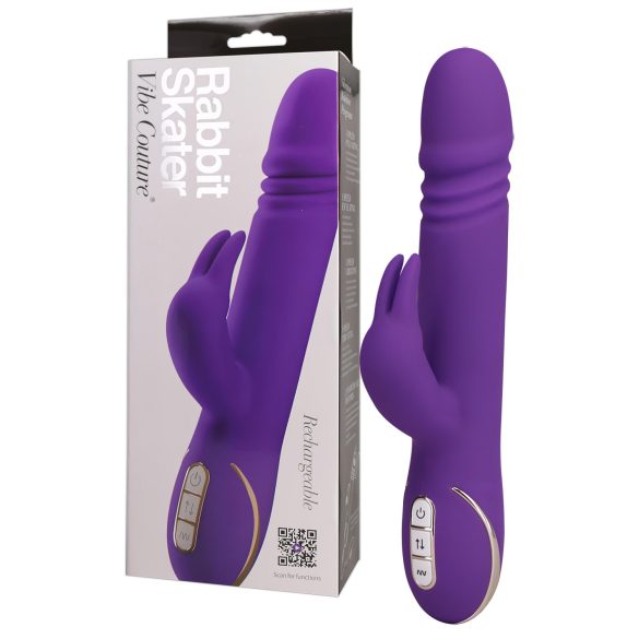 Vibe Couture Rabbit Skater - Hoppelnder Vibrator (Lila)