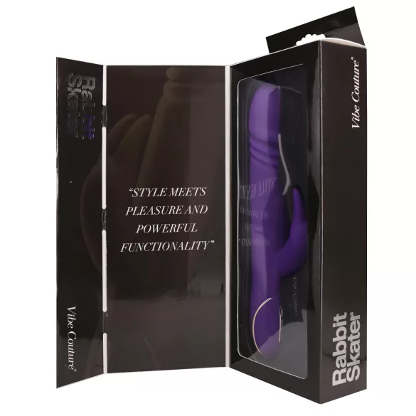 Vibe Couture Rabbit Skater - Häschen, stoßender Vibrator (lila)