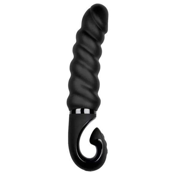 Gvibe G-jack 2 - Wiederaufladbarer, wasserdichter Silikonvibrator (schwarz)