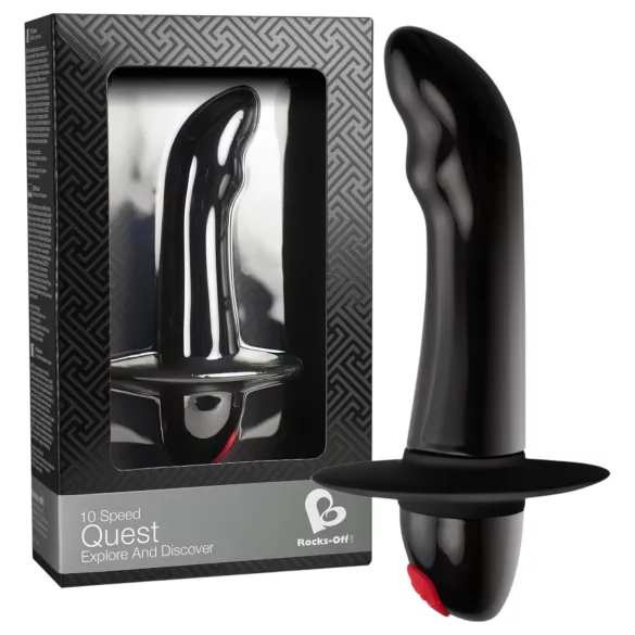 Quest - 10 Rhythmen Anfänger-Prostatavibrator (Schwarz)