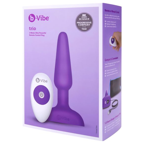 b-Vibe trio - 3-Motor Analvibrator (lila)