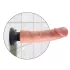 King Cock 9 Saugnapf-Vibrator (23 cm) - natur
