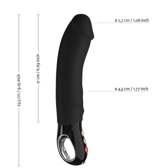 Fun Factory Big Boss - wasserdichter G-Punkt Vibrator (schwarz)