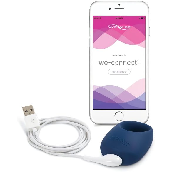We-Vibe Pivot - Wiederaufladbarer, vibrierender Penisring (Mitternachtsblau)