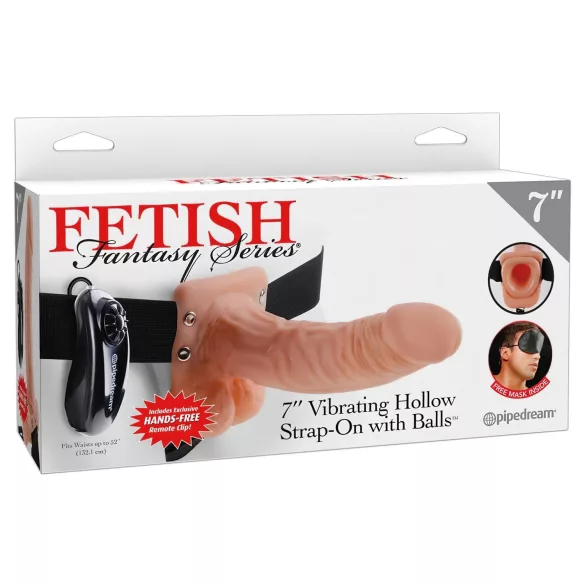 Pipedream - Fetisch Strap-on 7 - umschnallbarer Vibrator (naturfarben)