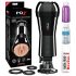 PDX Cock Compressor - Saugender, vibrierender Masturbator (schwarz)