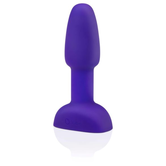 b-Vibe Rimming - Perlen-Analvibrator mit Rotation (lila)