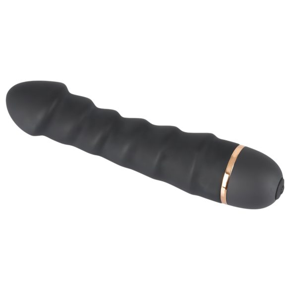 You2Toys - Bendy Ripple - geriffelter Vibrator (schwarz)