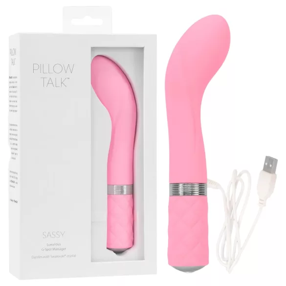 Pillow Talk Sassy - wiederaufladbarer G-Punkt-Vibrator (pink)