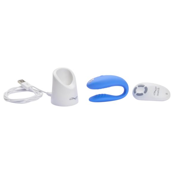 We-Vibe Match - wasserdichter, wiederaufladbarer Paarvibrator (blau)