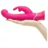 Happyrabbit G-spot - wasserdichter Vibrator mit Klitorisarm (pink)