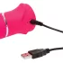 Happyrabbit Thrusting - Akku Löstab-Vibrator mit Klitorisarm (pink)