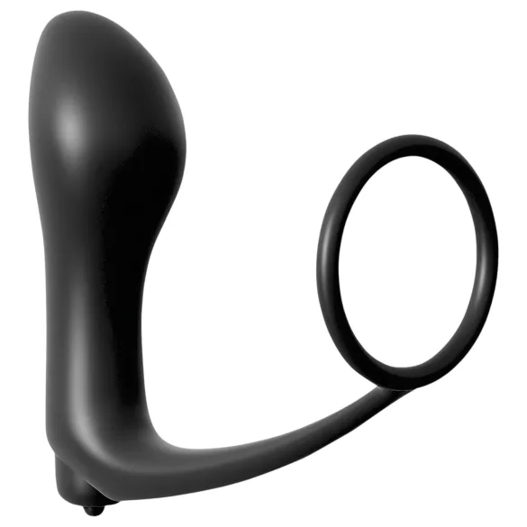 Pipedream - Anal Fantasy - Finger‑Analvibrator mit Penisring (schwarz)