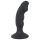 Black Velvet - Akkubetriebener Penis-Analvibrator (schwarz)