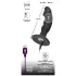 Black Velvet - Akkubetriebener Penis-Analvibrator (schwarz)