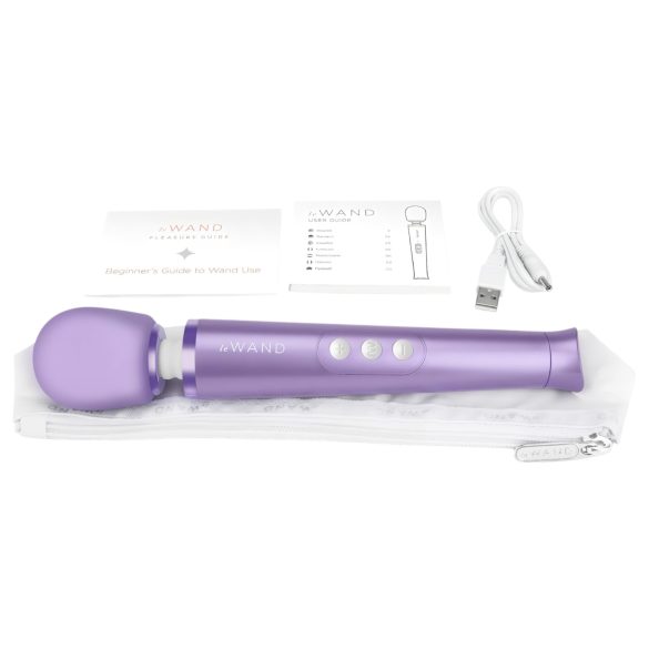 Le Wand Petite - Exklusiver wiederaufladbarer Vibrator (Lila)