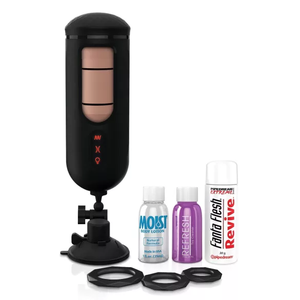 PDX Elite Mega Milker - Vibrations-Masturbator (schwarz)