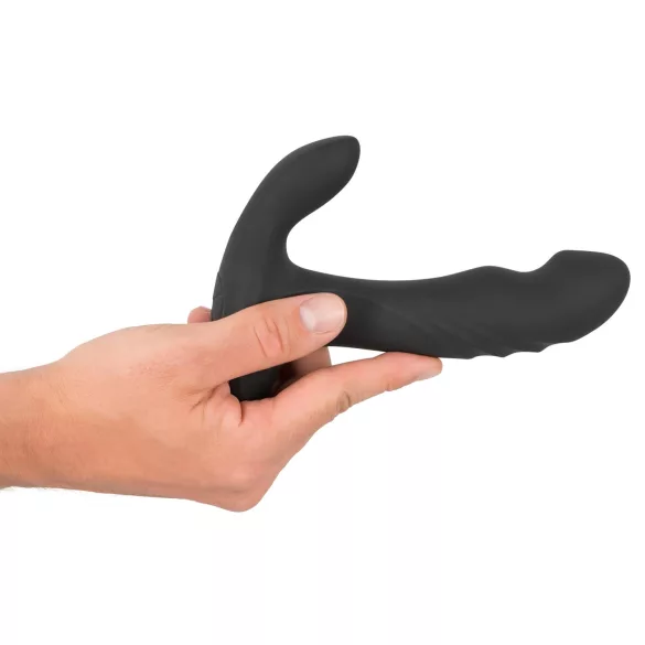 Rebel - vibrierendes Perlen-Prostatamassagegerät (schwarz)