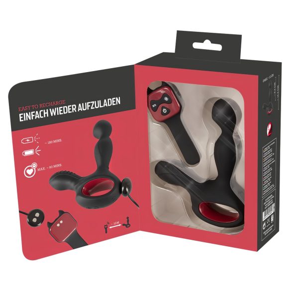 You2Toys Massager - Rotierender, wärmender Prostatavibrator (schwarz)