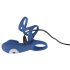 SMILE Couple - Wiederaufladbarer Vibrations-Paar-Ring (Blau)