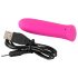 SMILE Power Bullet - Akku Mini Vibrator in Pink, extra stark