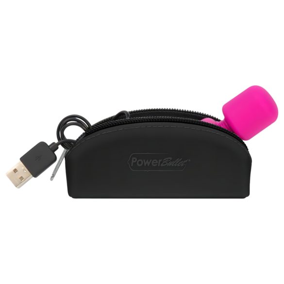 PalmPower Pocket Wand - Mini-Massagevibrator (Pink-Schwarz)