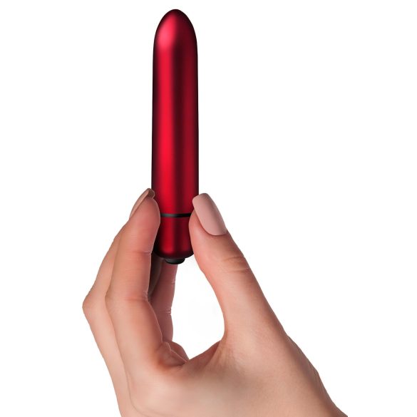 Scarlet Velvet - Mini Lippenstift Vibrator (10 Modi) - Rot