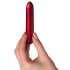 Scarlet Velvet - Mini Lippenstift Vibrator (10 Modi) - Rot