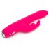 Happyrabbit Curve Slim - wasserdichter Klitoris-Vibrator mit Arm (pink)