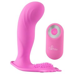 SMILE G-Spot Panty - Akku, Funk, tragbarer Vibrator (pink)