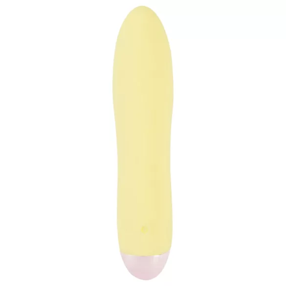 Cuties Mini Yellow - Akku-Silikonstabvibrator (gelb)
