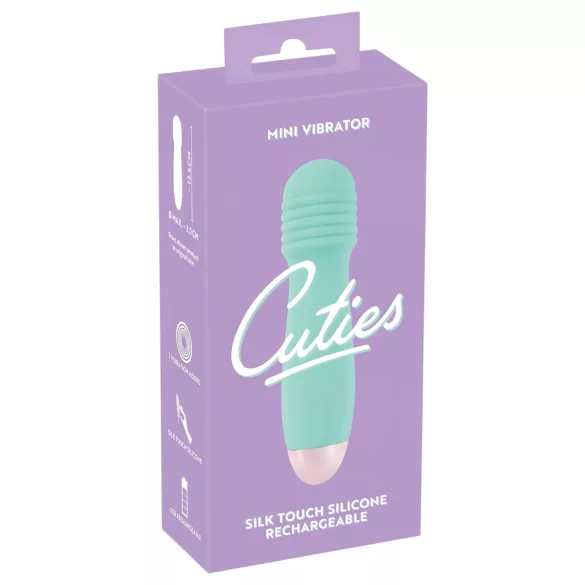 You2Toys - Cuties Mini Wand - wiederaufladbarer, Mini-Massagevibrator (grün)