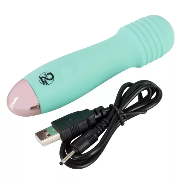 You2Toys - Cuties Mini Wand - wiederaufladbarer, Mini-Massagevibrator (grün)