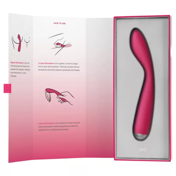 Svakom Iris - Aufladbarer wasserdichter G-Punkt-Vibrator (rot)