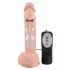 Medical Thrusting - Vibrator mit Saugnapf, stoßend-rotierend (naturfarben)